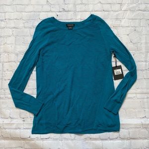 Trouvé Nordstrom teal long sleeve shirt